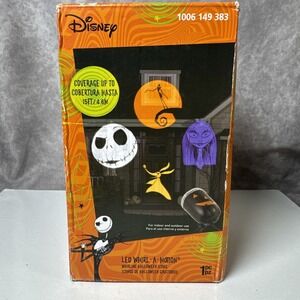 Nightmare Before Christmas Projector LED Whirl-A-Motion Halloween 15' coverage